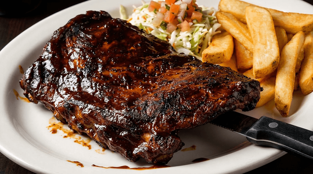Barbecued Ribs.